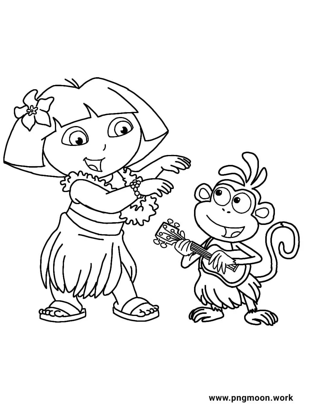 dora and boots enjoy party