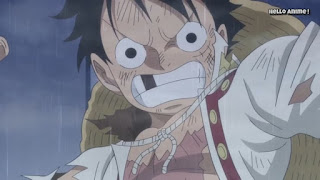 ワンピースアニメ WCI編 821話 ルフィ かっこいい Monkey D. Luffy | ONE PIECE ホールケーキアイランド編