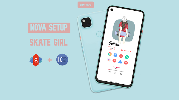 Best Nova Setup Skategirl Nova Launcher with Kwgt