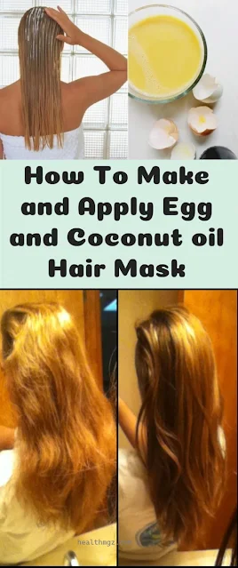 How To Make and Apply Egg and Coconut oil Hair Mask