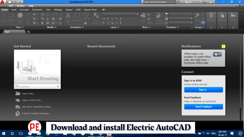 تحميل وتثبيت برنامج اوتوكاد 2018 الكهربي | Download and install Electric AutoCAD