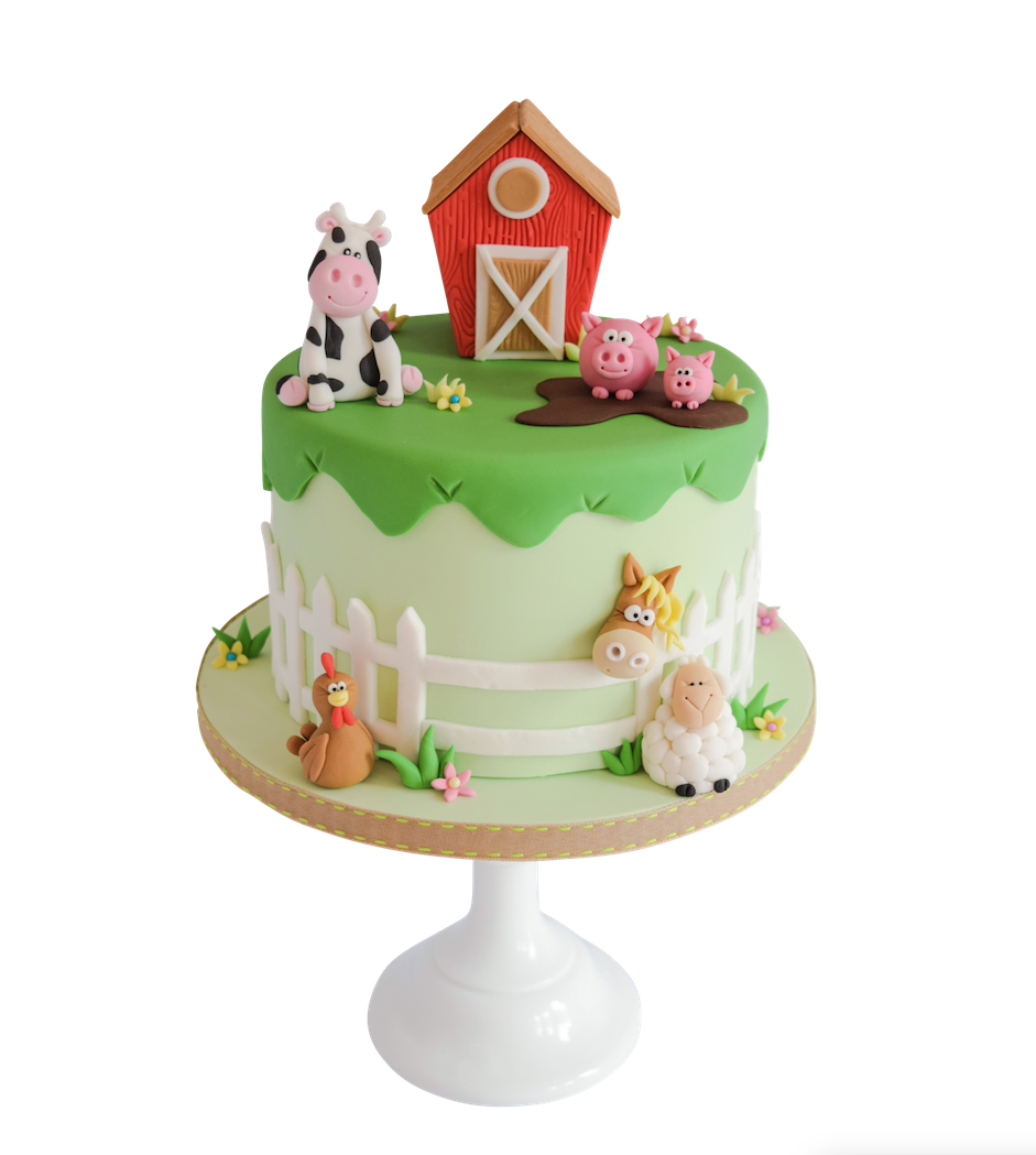 farm birthday cake ideas