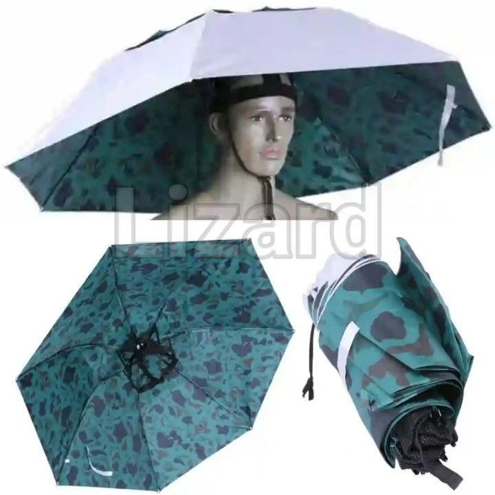 Lizard Hat Umbrellas: Foldable and Portable Headwear Caps for Protection against Sun and Rain - Overview