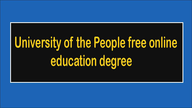 University of the People free online education degree