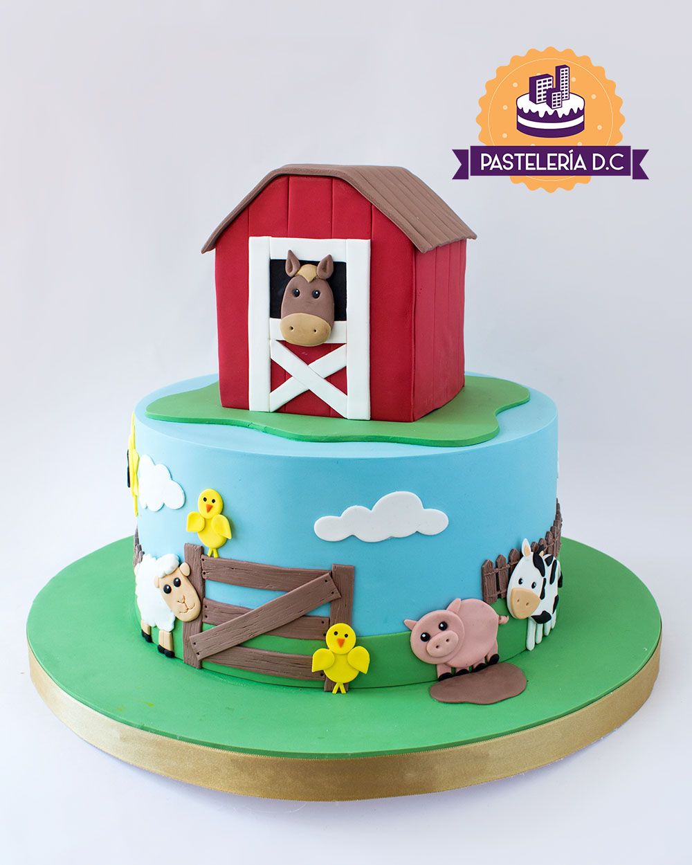 farm birthday cake ideas