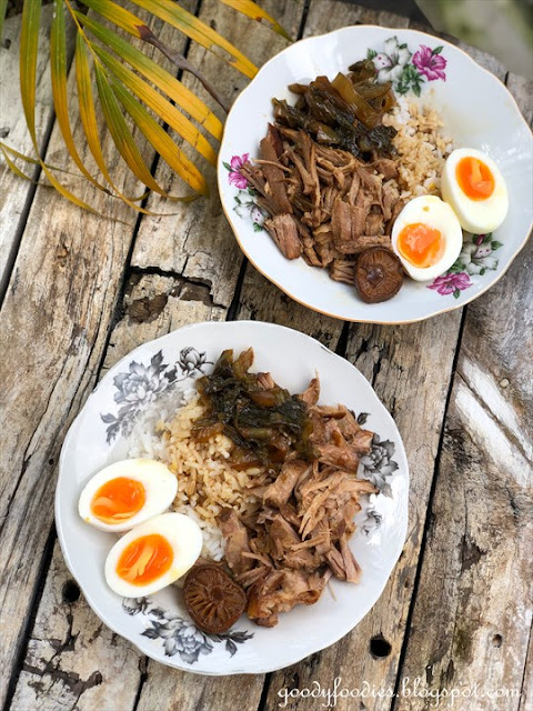 Thai Braised pork collar rice