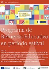 PROGRAMA DE REFUERZO EDUCATIVO EN PERIODO ESTIVAL 2023.