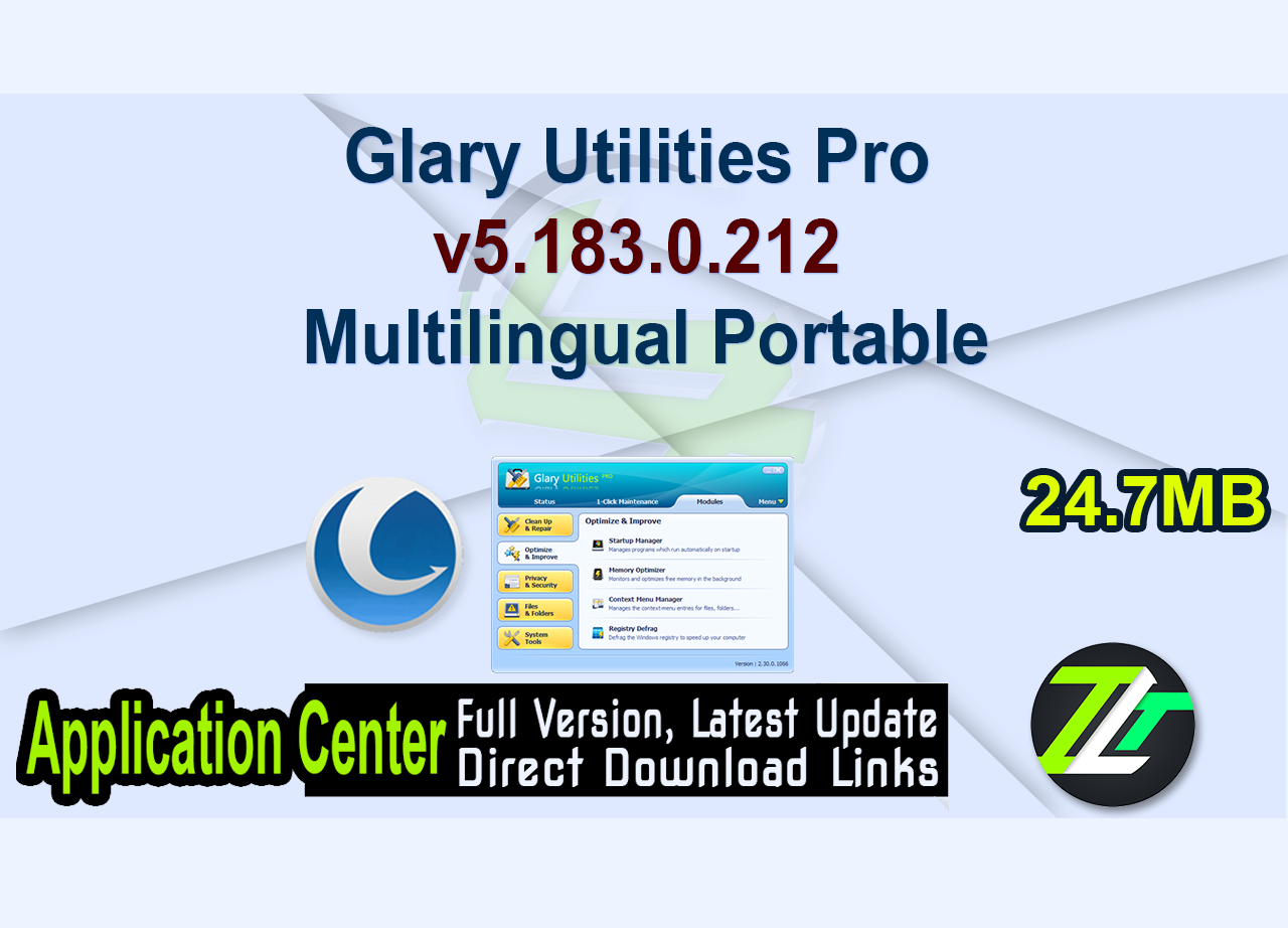 Glary Utilities Pro v5.183.0.212 Multilingual Portable