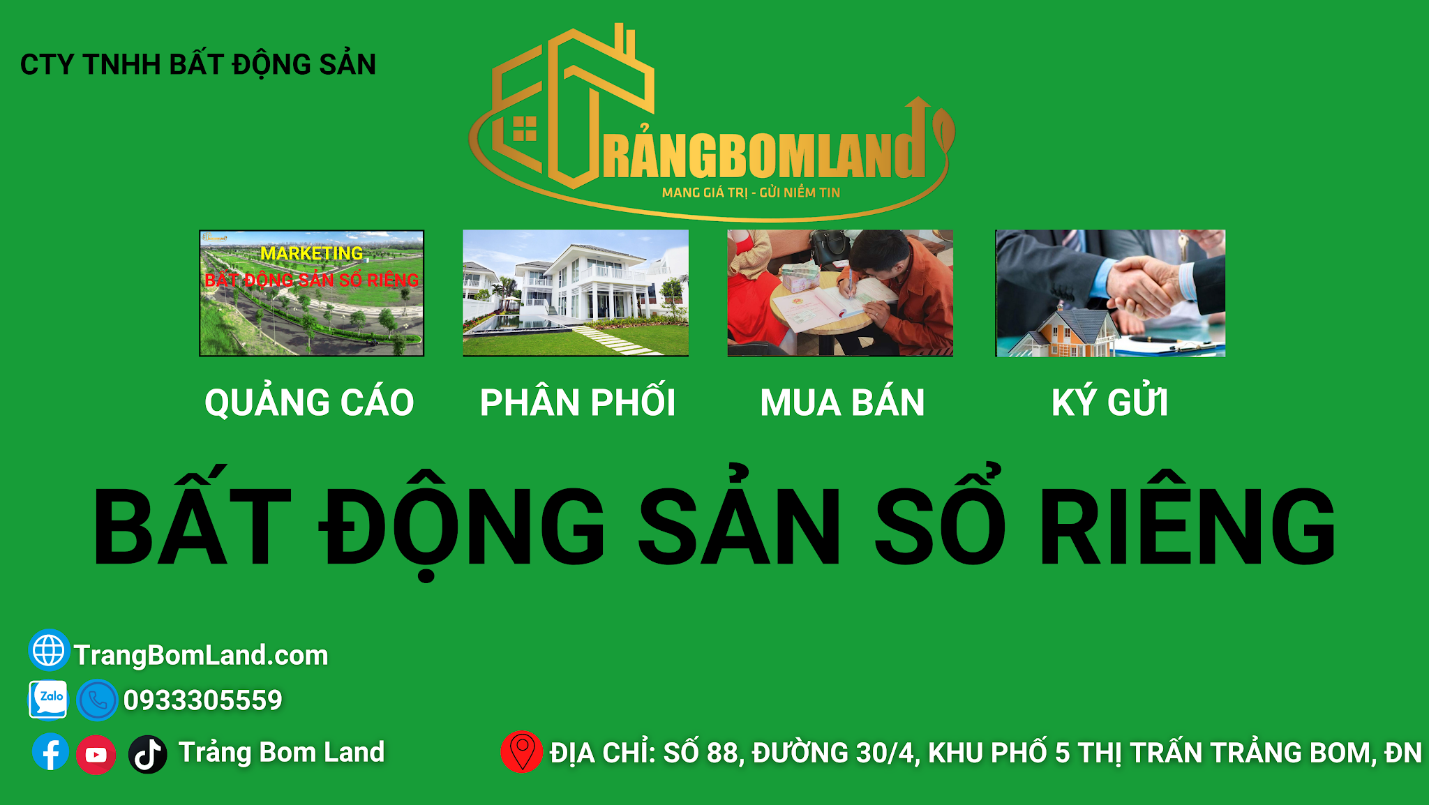 Giới Thiệu Về Trảng Bom Land.