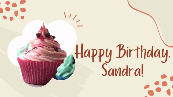 Happy Birthday, Sandra! GIF