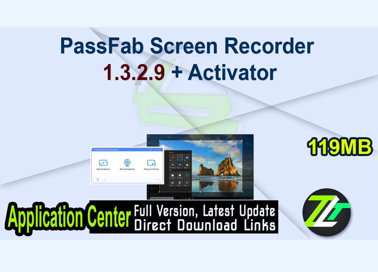 PassFab Screen Recorder 1.3.2.9 + Activator
