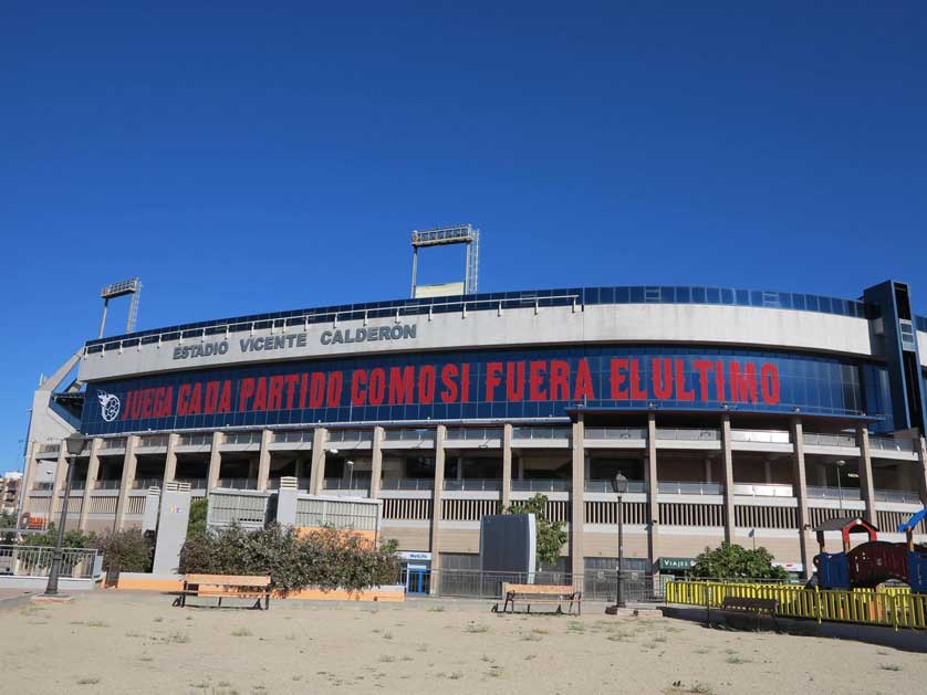 Estadio Vicente Calderón, Madrid, Spain.