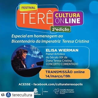 Festival Terê Cultura online - concerto