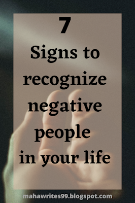 Signs to recognize negative people in your life