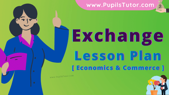 Exchange Lesson Plan For B.Ed, DE.L.ED, M.Ed 1st 2nd Year And Class 11th And 12th Economics Teacher Free Download PDF On Real School Teaching Skill In English Medium. - www.pupilstutor.com