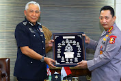 Bertemu Kepala Kepolisian Malaysia, Kapolri Bahas Hal ini