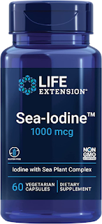 Life Extension Sea-Iodine 1000 mcg – Iodine Supplement Without Salt
