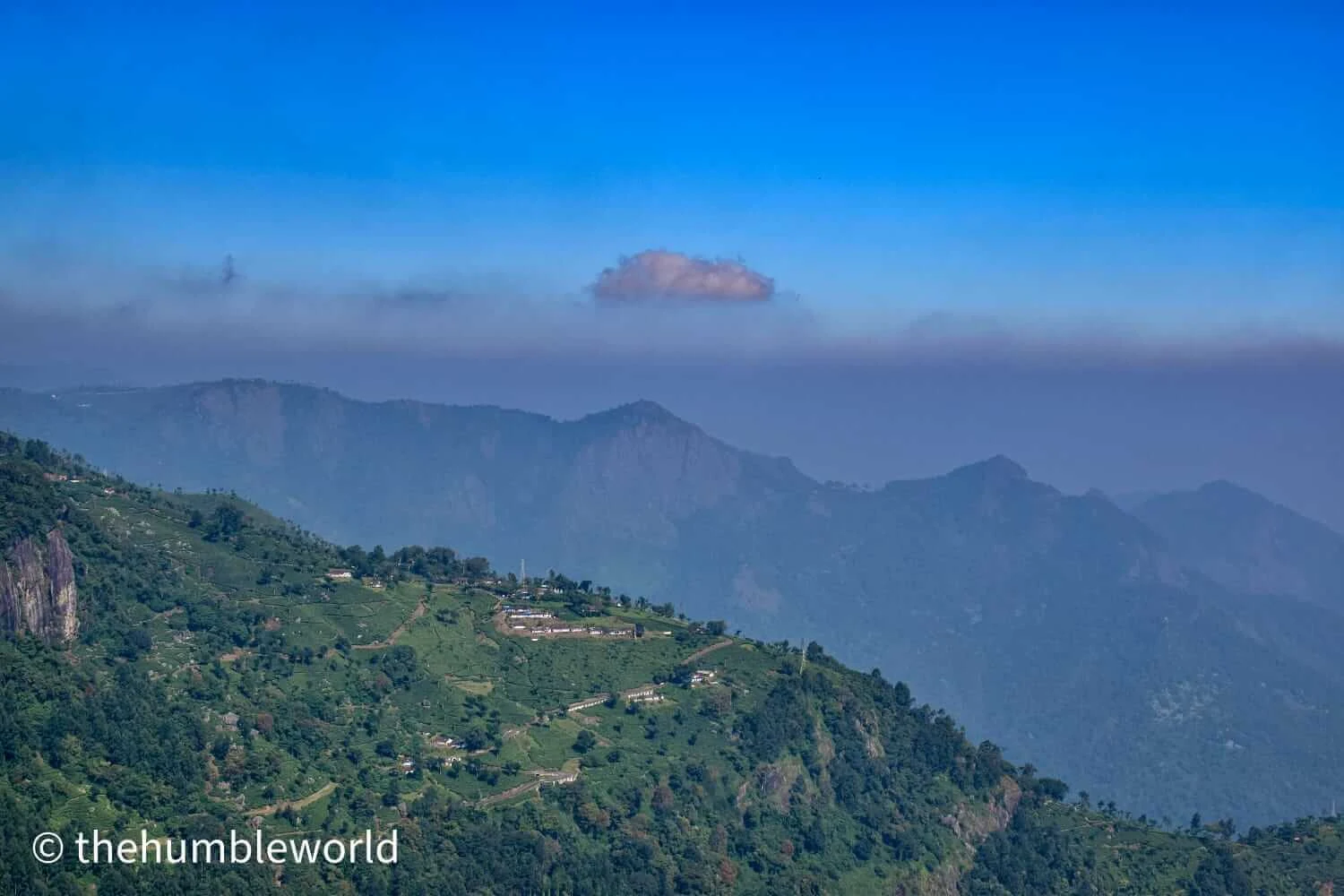 View from Lamb's Rock in Coonoor