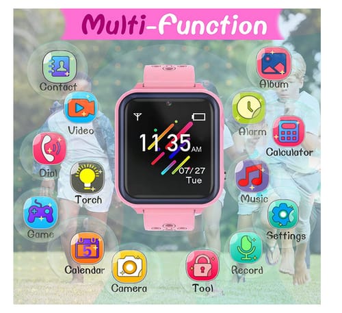 JOJOHOY HD IPS Waterproof Kids Smart Watches Phone