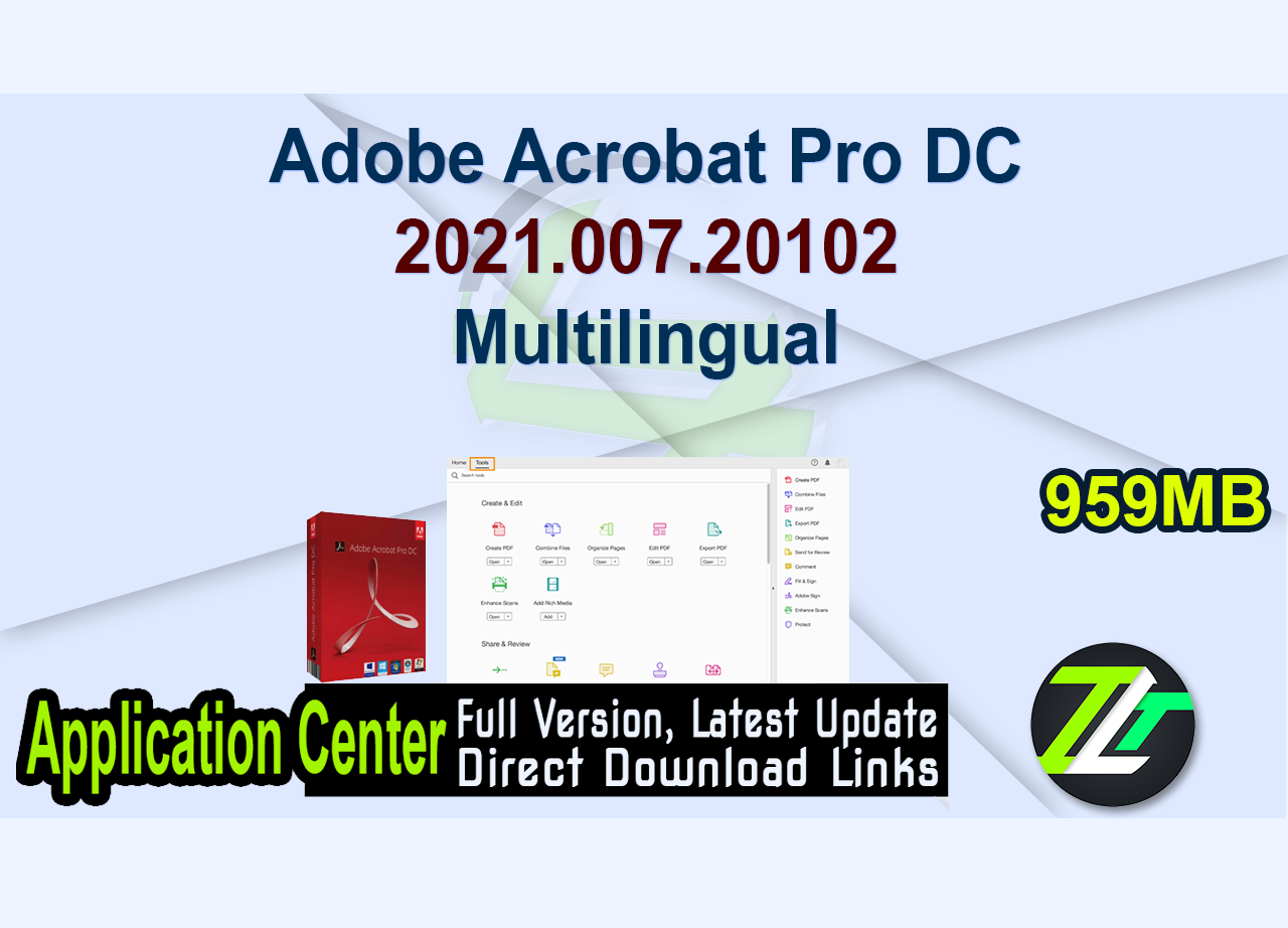 Adobe Acrobat Pro DC 2021.007.20102 Multilingual