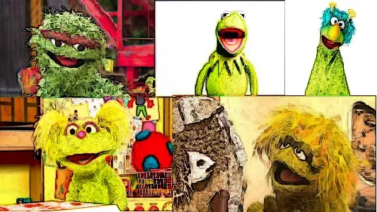 Green Sesame Street Characters