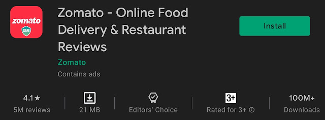 Zomato - Online Food Delivery & Restaurant Reviews