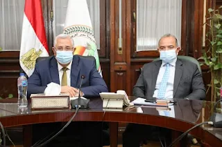 وزير الزراعة يلتقي رئيس البورصة المصرية