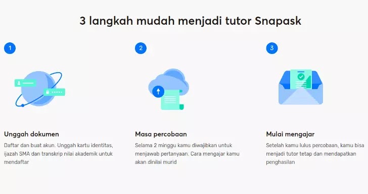 cara daftar tutor di snapask