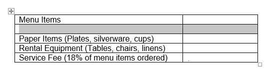 ऍम एस वर्ड 2013 में टेबल में सुधार कैसे करें [Correction of tables in MS Word 2013]