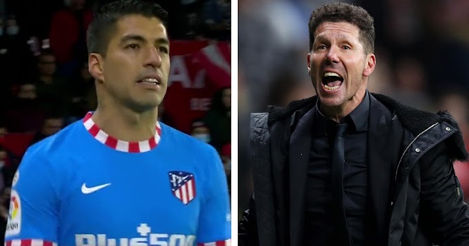 Suarez's explosive outburst at Simeone after being subbed vs Sevilla revealed