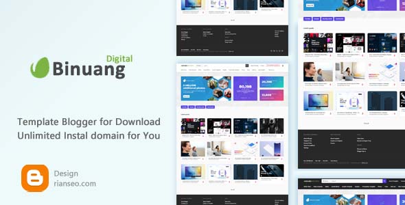 Binuang Digitals - Blogger Template for Blog Download