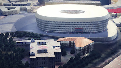 PES 2021 Stadium San Mamés Aerial View