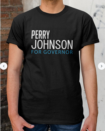 Perry Johnson For Governor t shirt