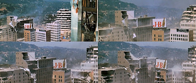 earthquake, 1974, disaster movie, 1970's, film, movie, cinema, screenshot, hollywood, los angeles, l.a, special effects, damage, destruction, skyscraper, box office,