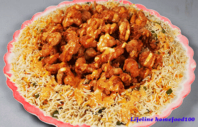 Hot shots with Arabian rice recipe in english