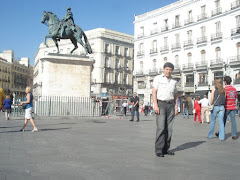 Plaza, Puerta del Sol, en Madrid.