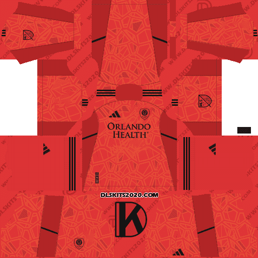 Orlando City Kits 2022-2023 For Mls Soccer 2022 - Dream League Soccer Kits (Goalkeeper Away)