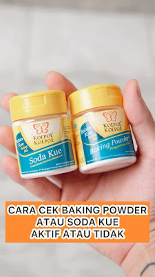 Cara Cek Baking Powder dan Soda Kue Masih Aktif atau Tidak