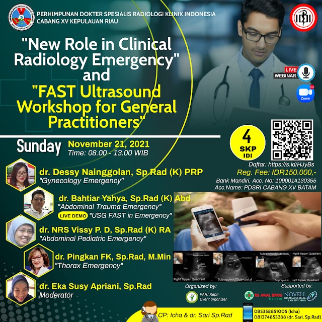 (4 SKP IDI) New Role in Clinical Radiology Emergency and FAST Ultrasound Workshop for General Practitioners