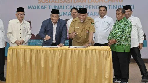 Gubernur Mahyeldi Menilai Wakaf Bisa Menjadi Solusi Permasalahan Kemiskinan