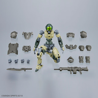 30MM 1/144 EXM-A9a Spinatio (Army Type), Bandai