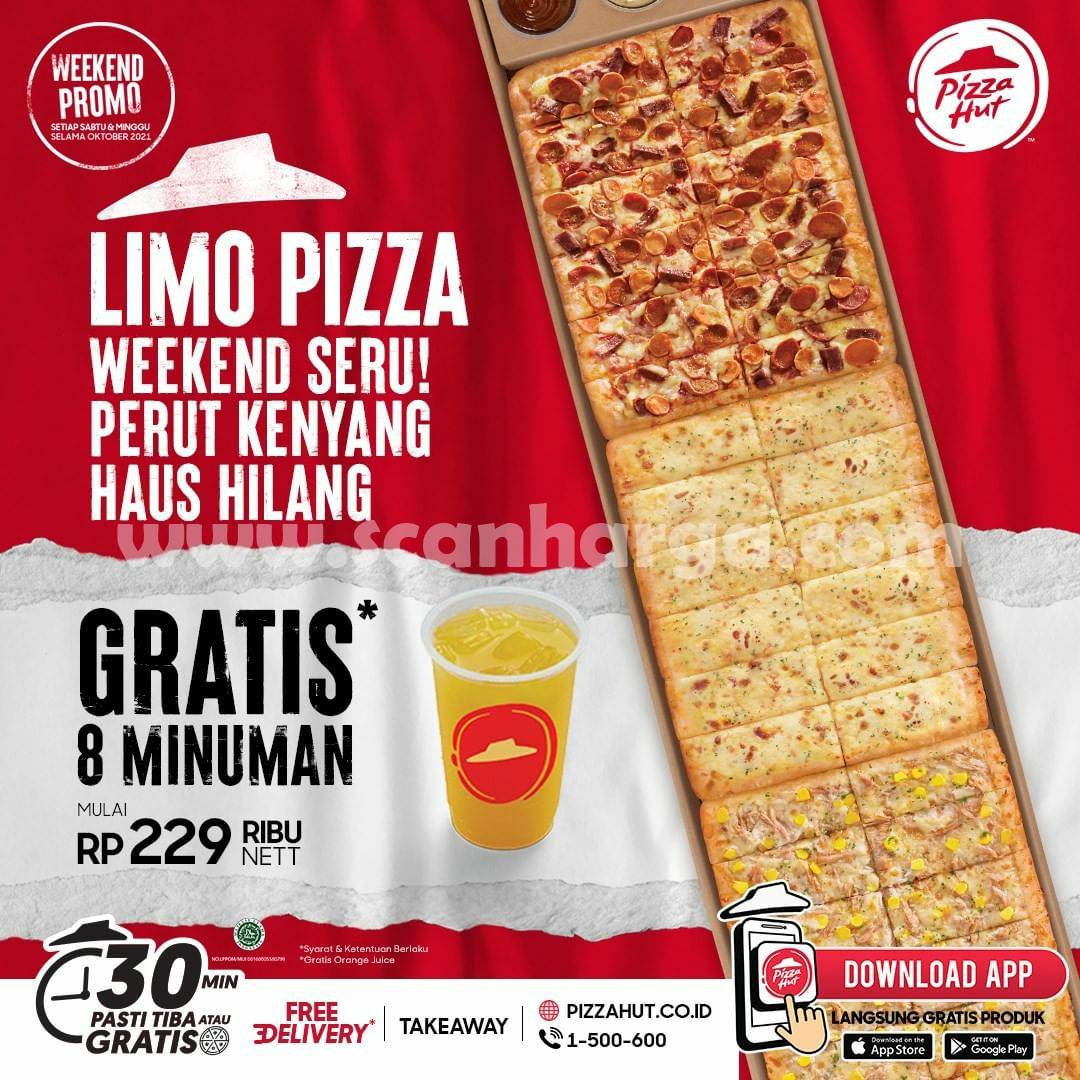 Promo Pizza Hut Weekend 16 - 17 Oktober 2021