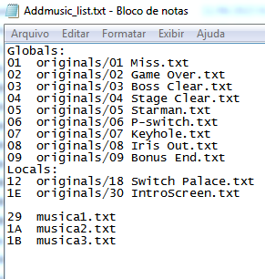 Tutorial SMW hacking inserir músicas