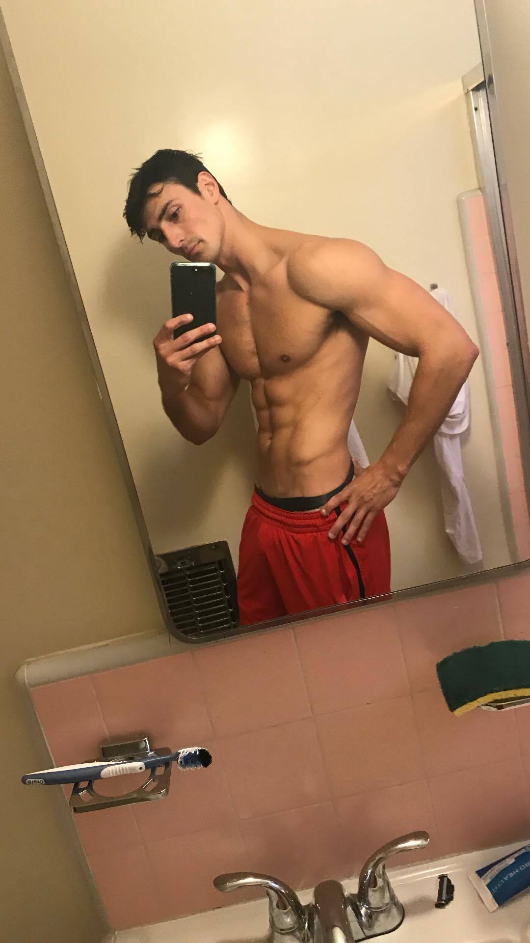 sexy-shirtless-fit-male-neighbor-abs-straight-baited-selfie