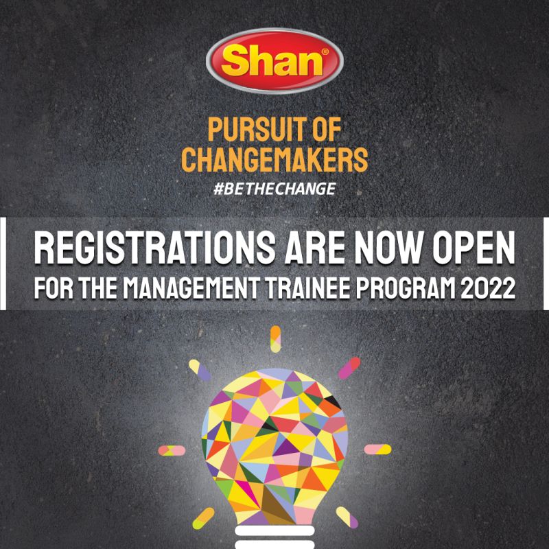 Shan Foods Management Trainee Program 2022 - Pursuit of Changemakers