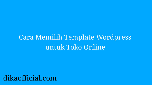 Template Wordpress untuk Toko Online