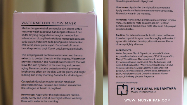 Review lacoco glow mask imusyrifah