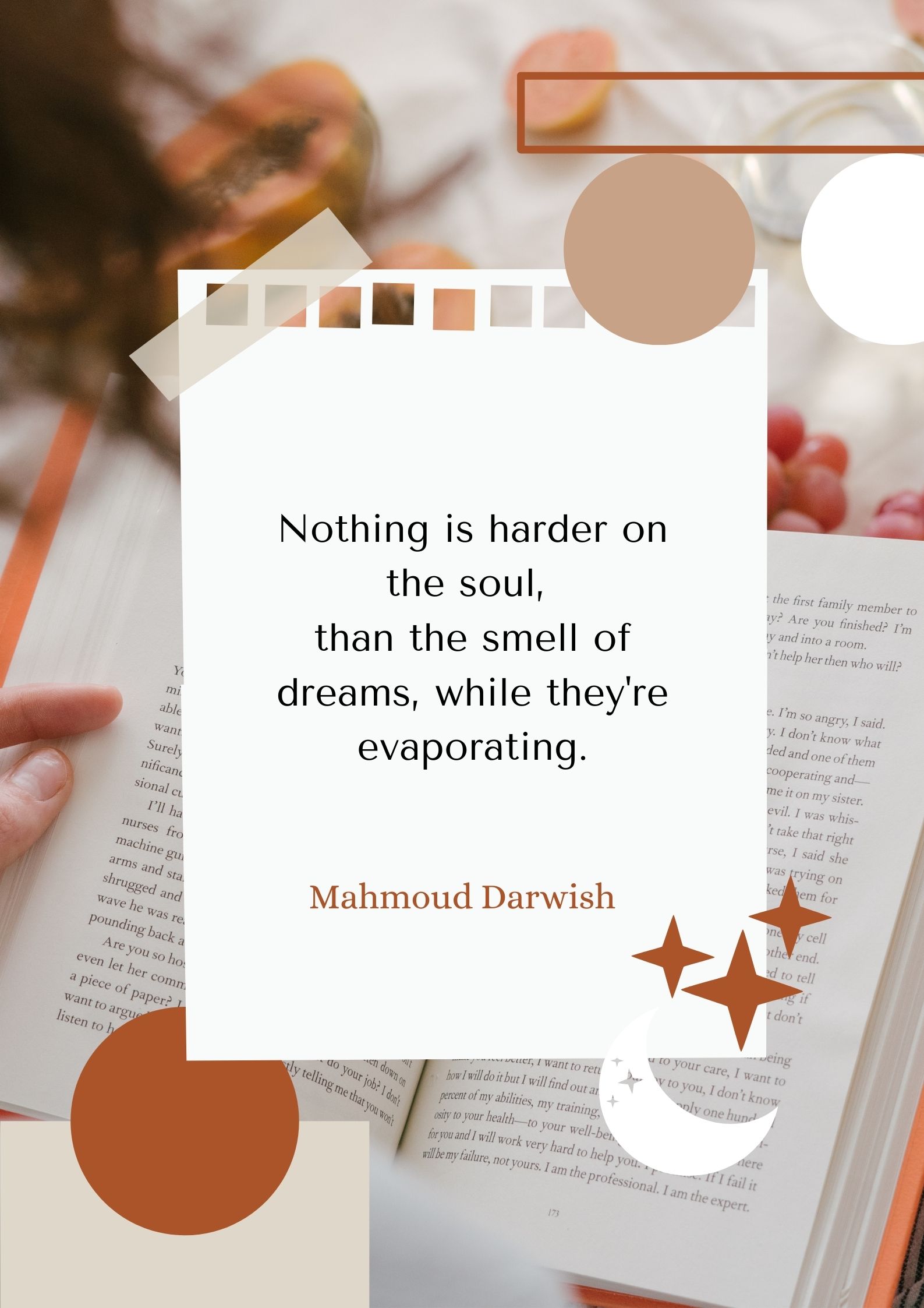 beautiful words penned down by Mahmoud Darwish on war.