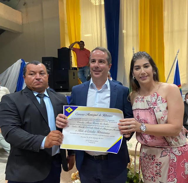 Marcello Maranhão recebe título de cidadão em Ribeirão