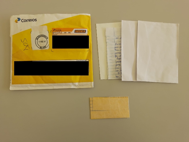 Funcionários da Penitenciária de Registro-SO interceptam cartas com droga sintética